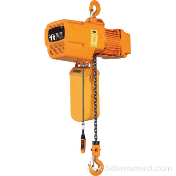 quality industrial electric chain hoist lifting crane